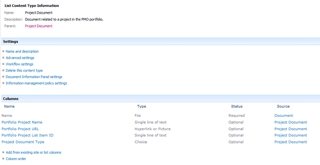 Content Type with Manual Deployment