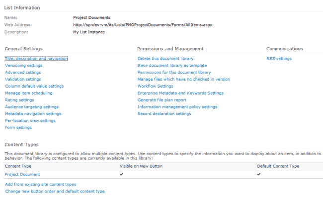 List Configuration with Manual Deployment